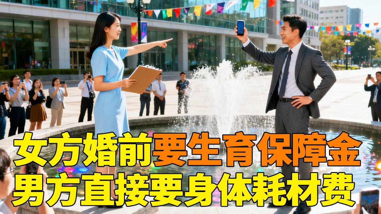 彩礼风波升级！女方要生育保障金，男方当场反击要身体耗材费，一句话让女方哑口无言！【轩语说媒】