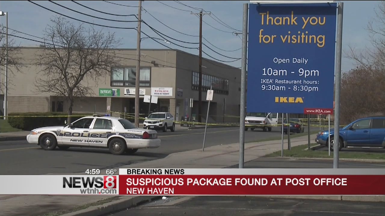 New Haven Bomb Squad investigates suspicious incident at post office