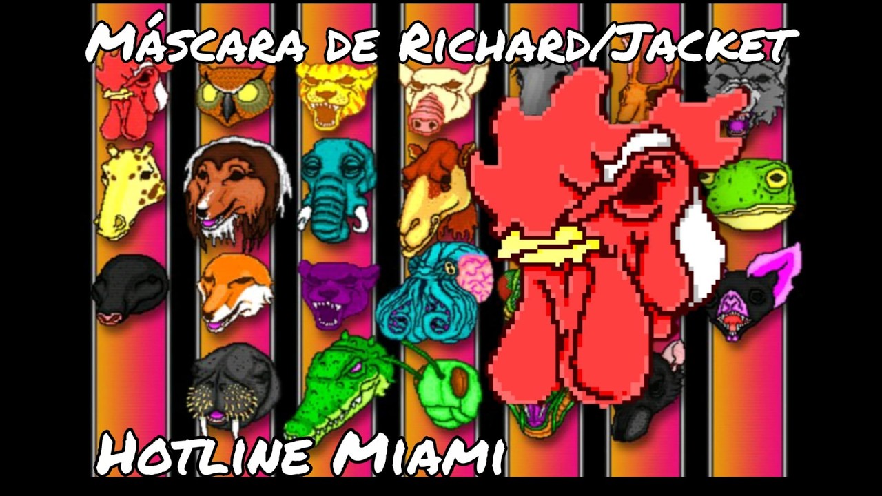 Como hacer la máscara de Richard/Jacket | Hotline Miami