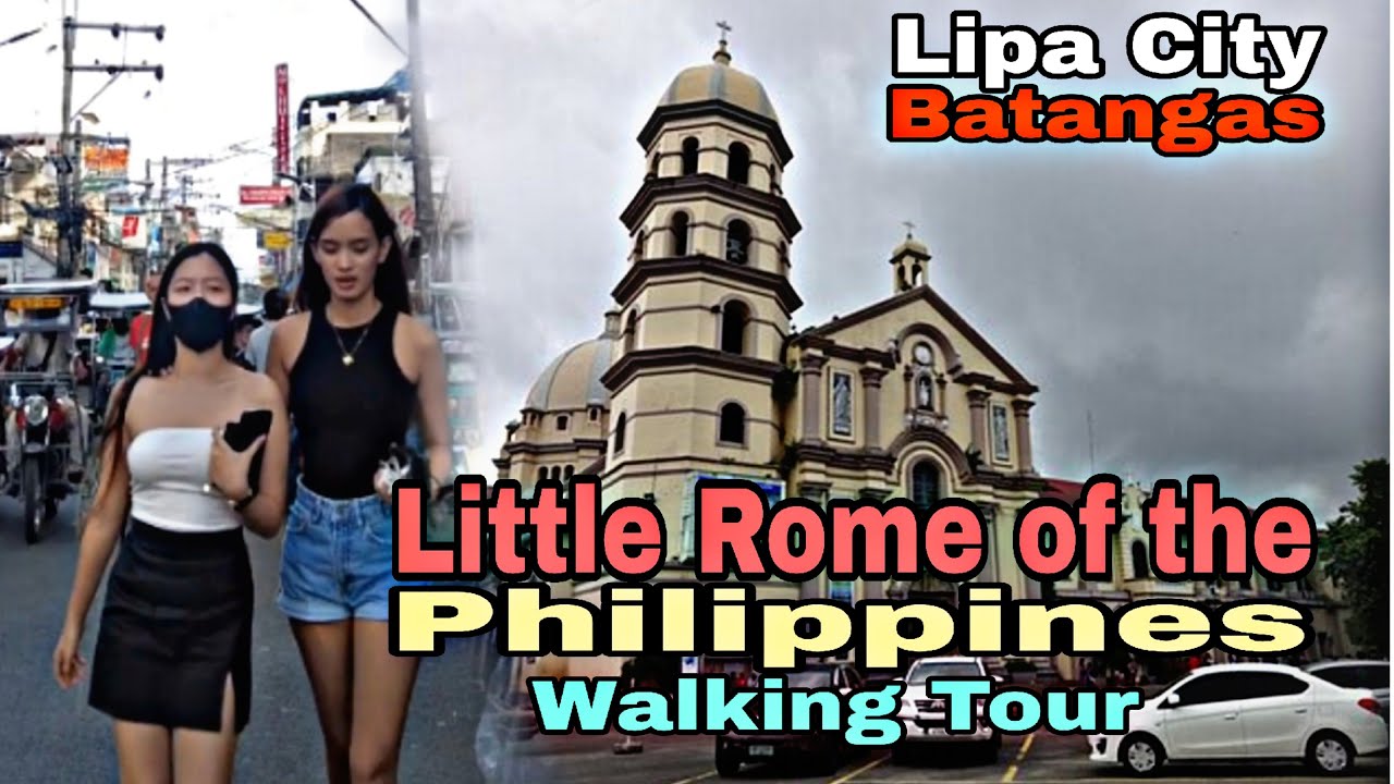 The Little Rome of the Philippines | EXPLORING the Street of Lipa City Batangas Philippines 🇵🇭