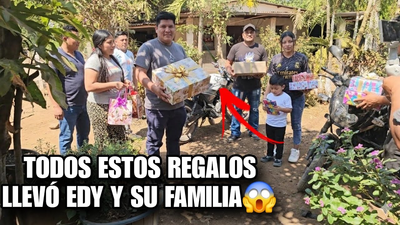 EDY Y DAYSI  Llegaron Con Estos Tremendos Regalos 🎁  Todos Se Quedaron Boca Abierta 😱 