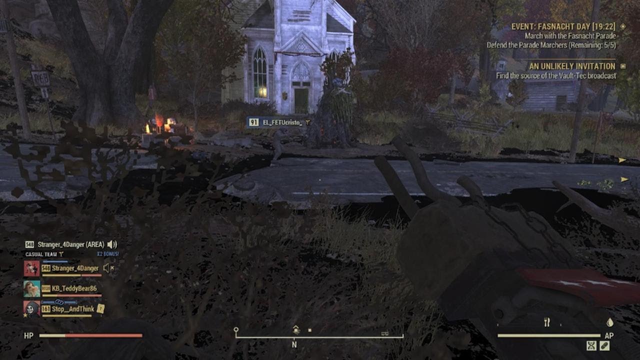 Troll on Fallout76 trapping people