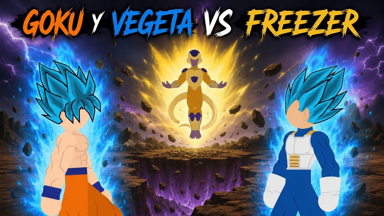 goku y vegeta vs freezer (stick nodes pro)