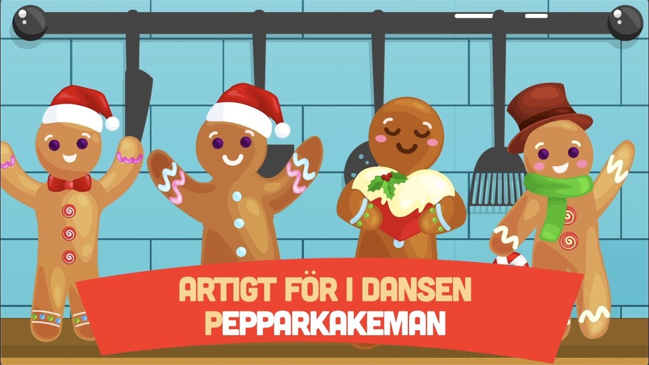 Pepparkaksparaden (med text) - Julmusik f&ouml;r barn