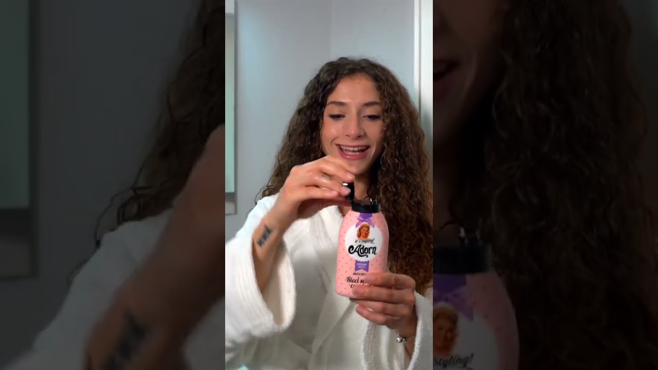 Le Twins 💙 #adv Shampoo Ricci + Crema Ricci by #adorn&nbsp;😍The ideal partners for our hair!  #capelli