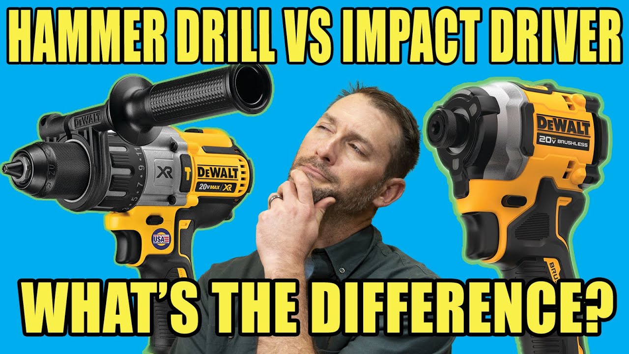 Hammer Drill VS Impact Driver | What's The Difference?