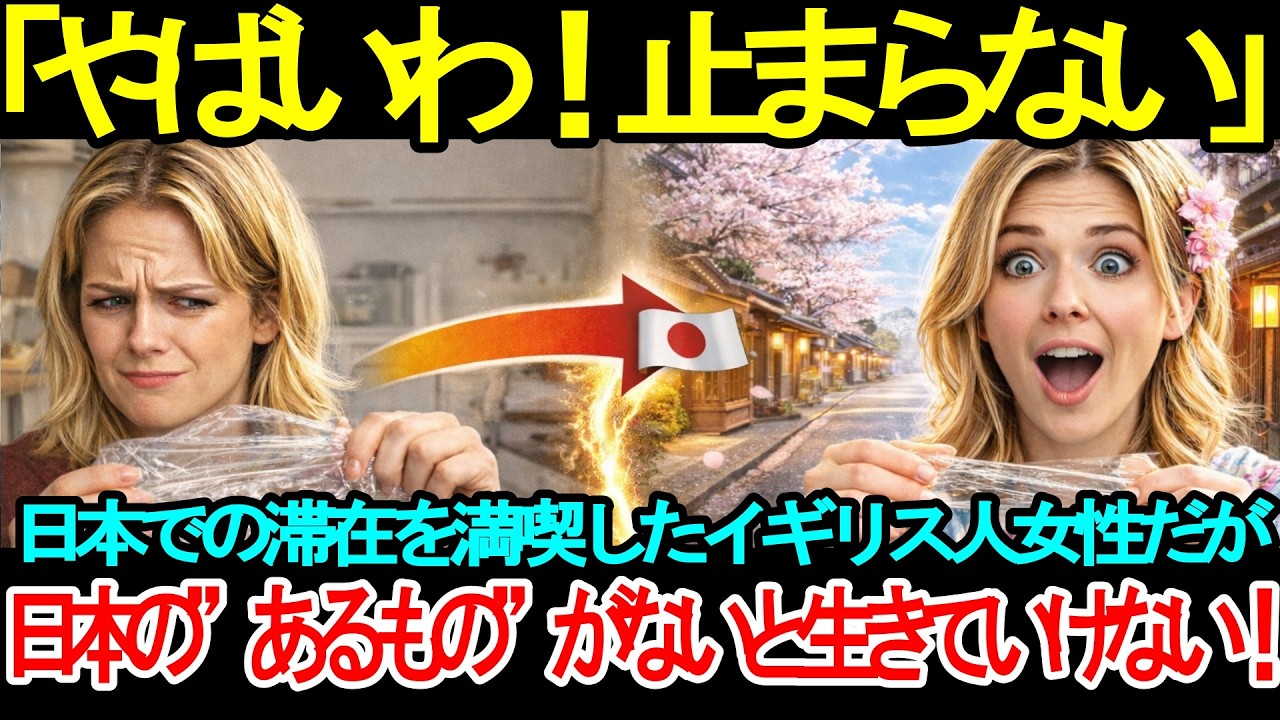 【海外の反応】「やばいわ！止まらない！」日本での滞在を満喫したイギリス人女性だが、日本の”あるもの”がないと生きていけない！