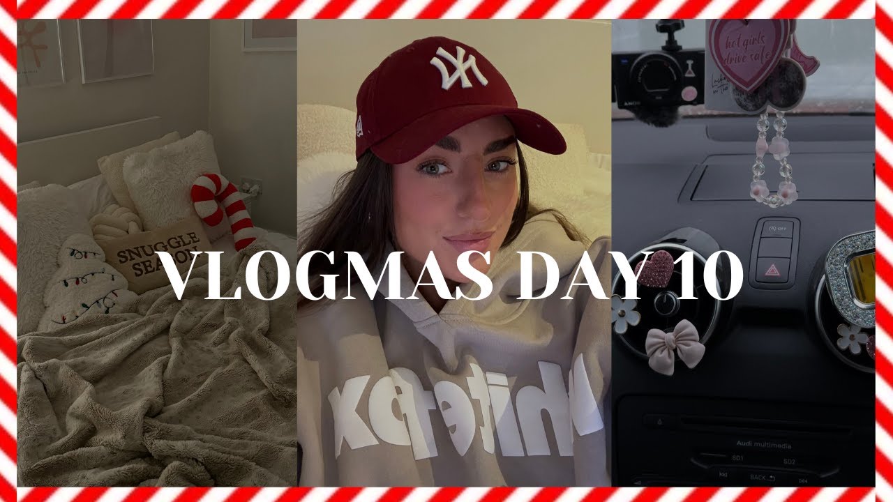 VLOGMAS DAY 10 | pilates, car clean out, buldak ramen & more!!