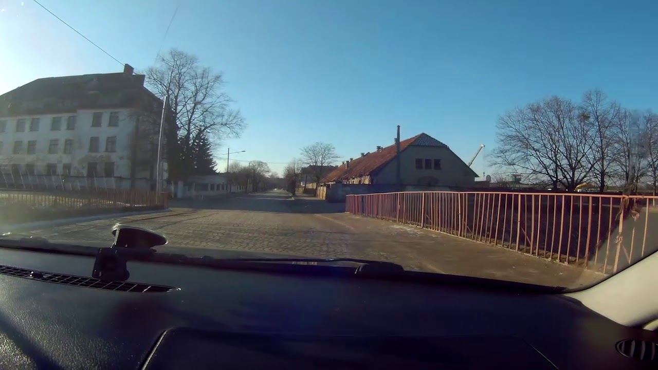 Черняховск ул.Гагарина и белая стенка