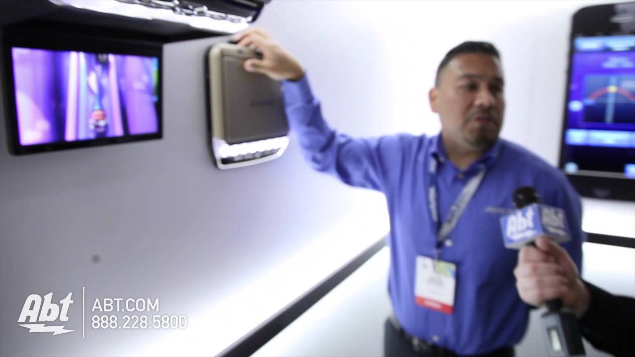 Alpine 10.2 Inch Flip Down Monitor - CES 2014
