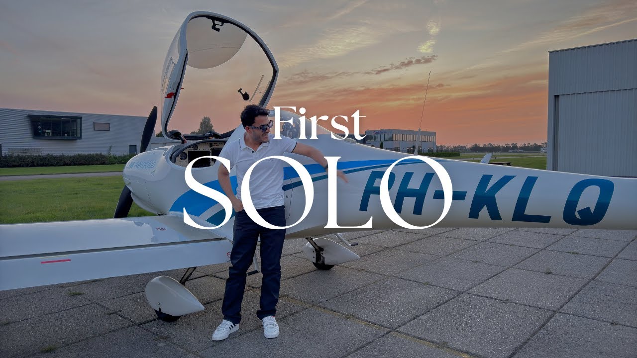 Jogendra's First Solo Flight | Private Pilot License Student | Aquila A210 | Lelystad | ATC Audio
