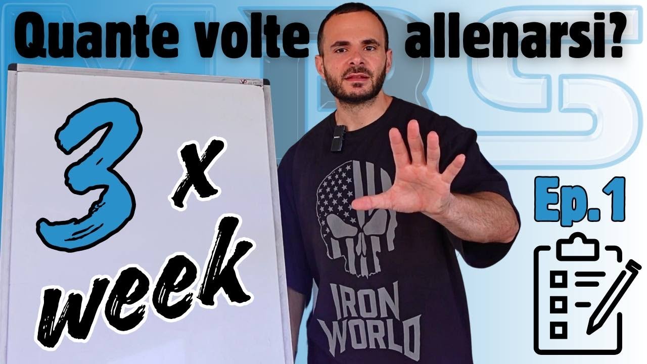 Come allenarsi al meglio su 3 GIORNI A SETTIMANA