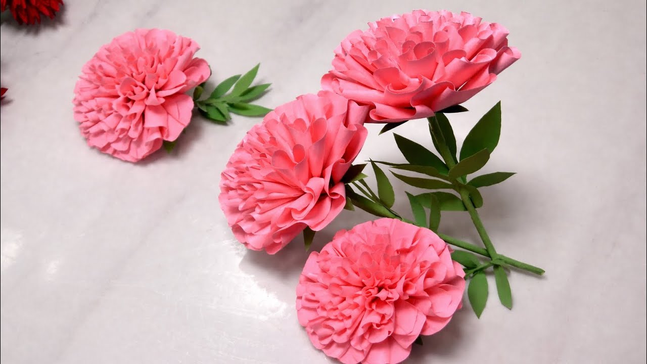 How to Make a Paper Peony Flower | Paper craft 
