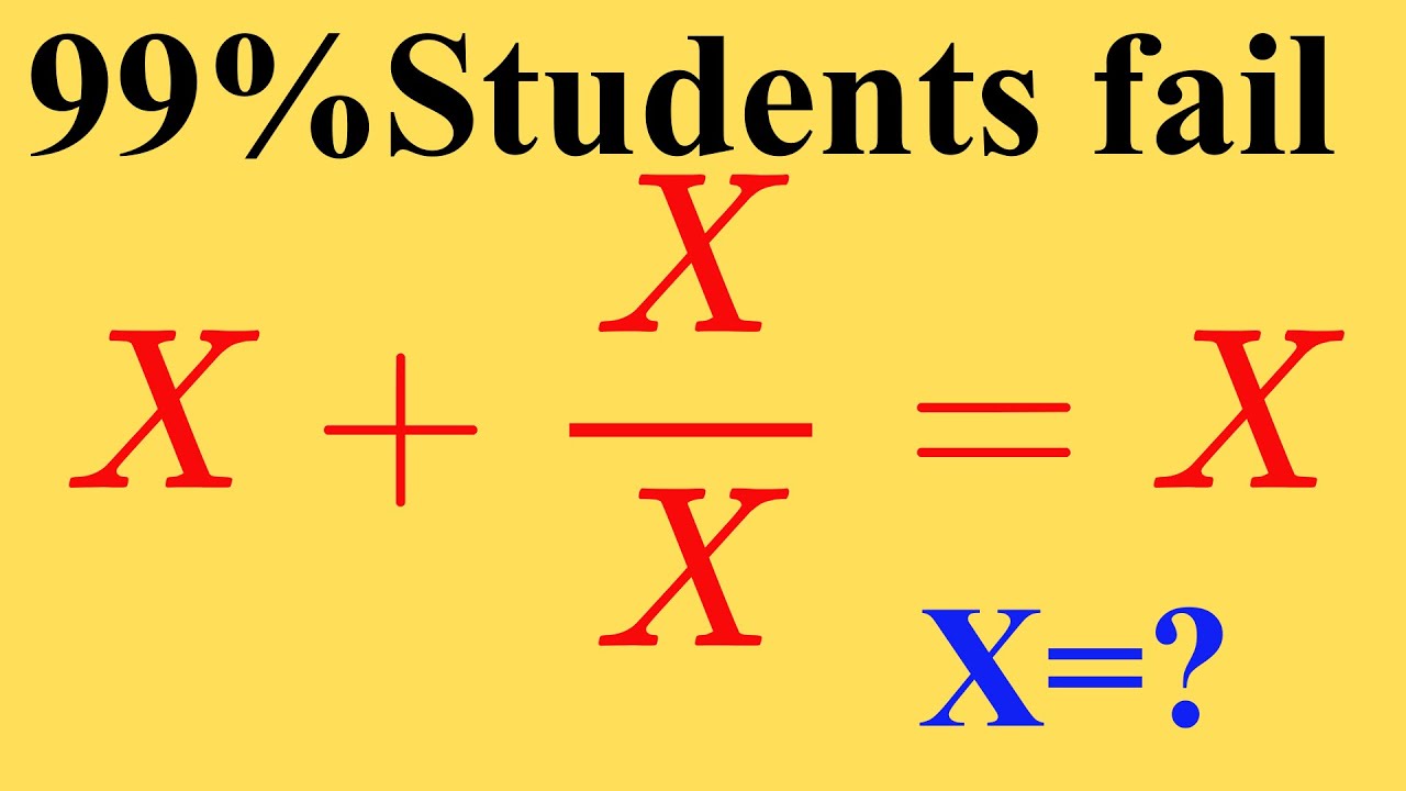 Solv a Harvard University entrance exam Find x | #maths#educationl#study#olympics#viral@maths00033