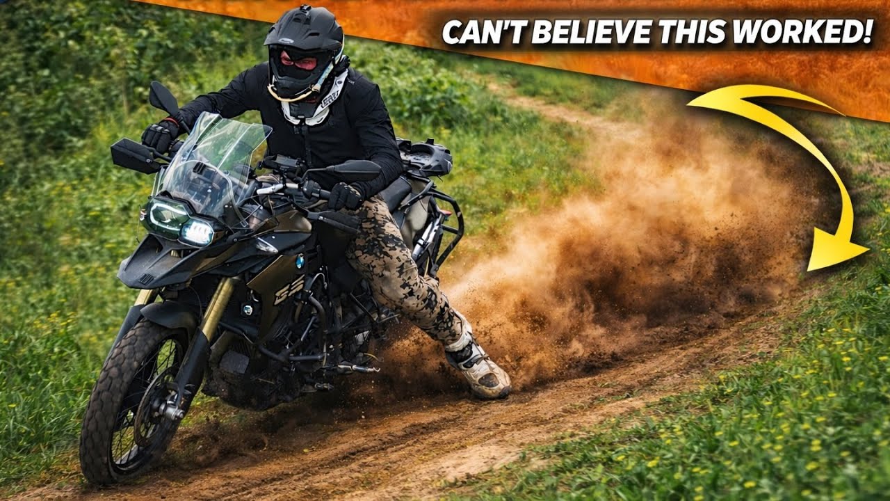 Why is it so hard to slide a big adventure bike | Ride With Me OFFROAD S1E6