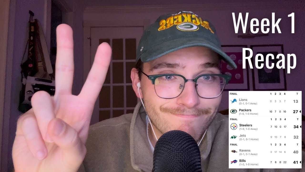 NFL Week 1 Recap - ASMR Whisper Ramble
