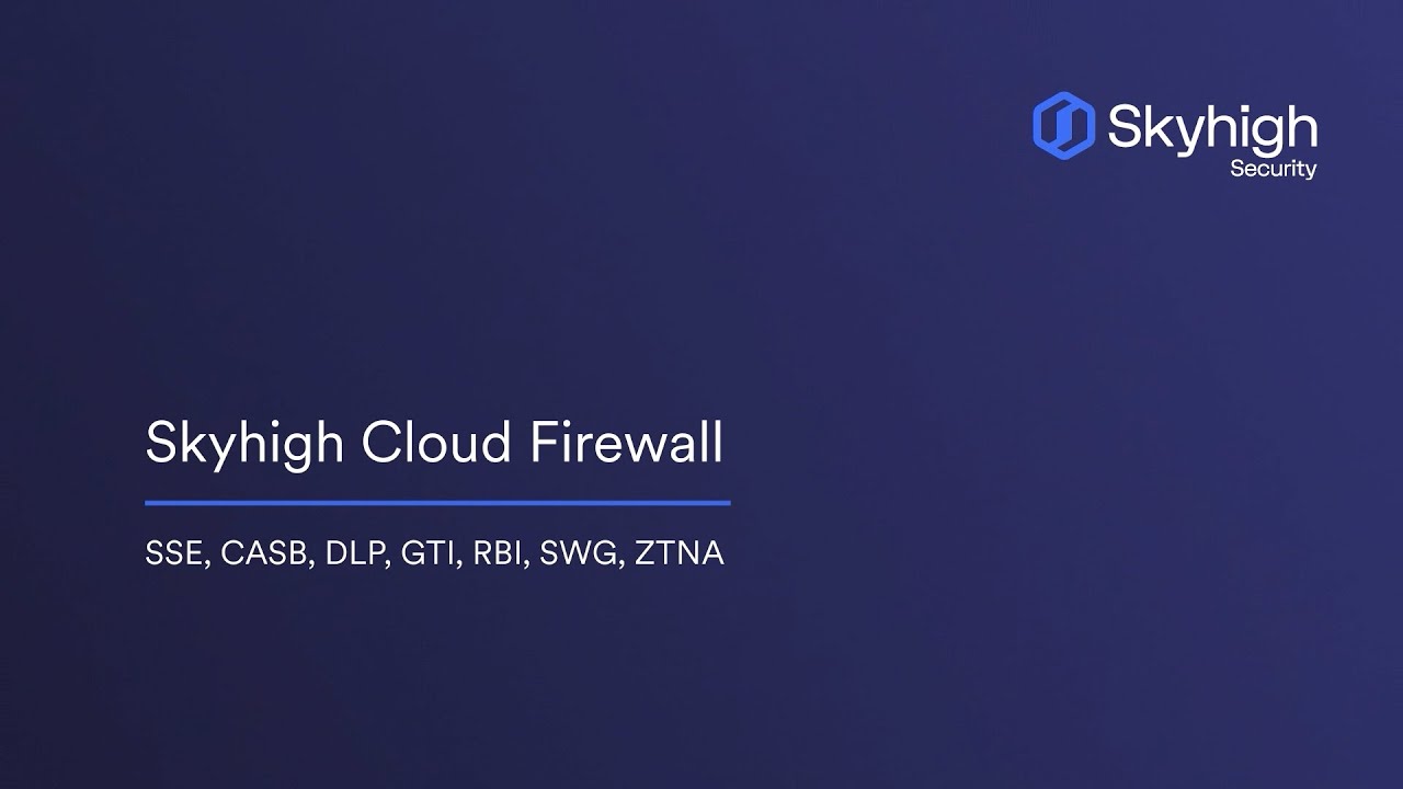 Skyhigh Cloud Firewall Demo