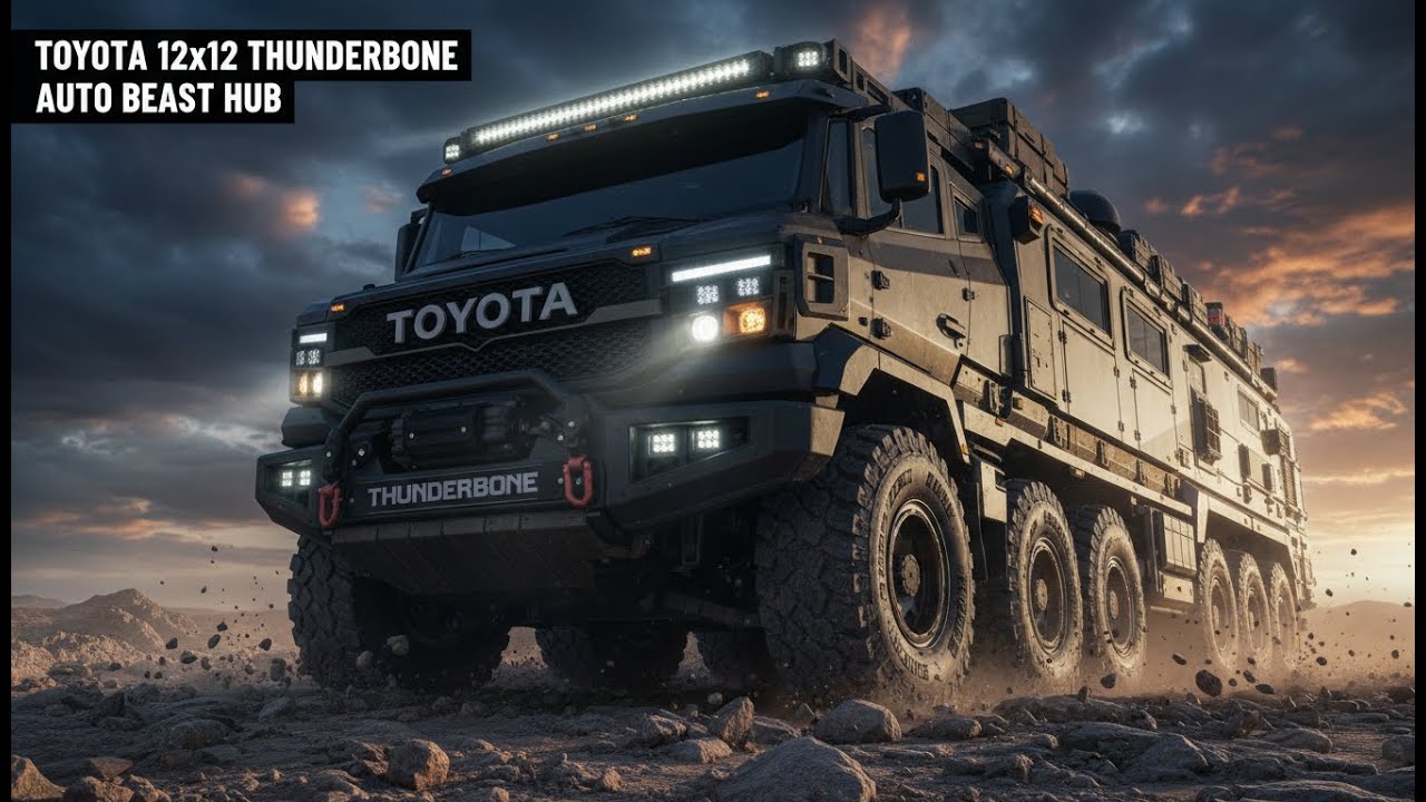 Toyota 12x12 Thunderbone | Extreme Off Road Pickup Concept | Future Rugged Truck | Auto Beast Hub