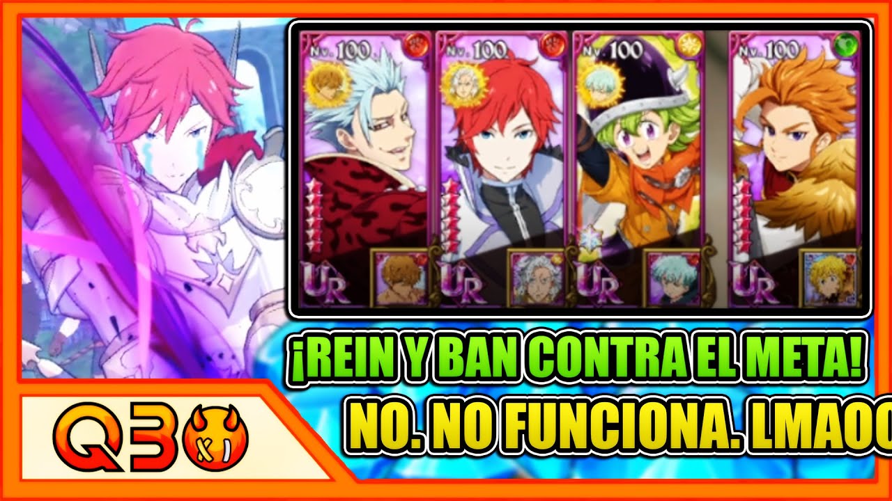 ¡NO SÉ EN QUÉ ESTABA PENSANDO! REIN Y BAN DEL PURGATORIO SE COMEN EL SUELO LMAOOO | 7DS: Grand Cross