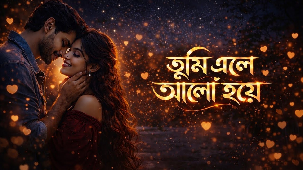 Tumi Ele Alo Hoye ❤️ | New Bangla Romantic Song 2026 | Dark Love Song | Bengali Love Song