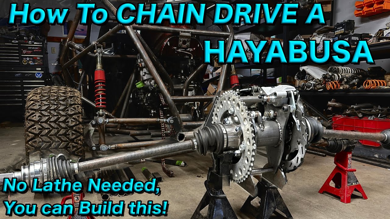 Go Kart / Crosskart Drivetrain Made for HAYABUSA Power!!! Homebrew part 4