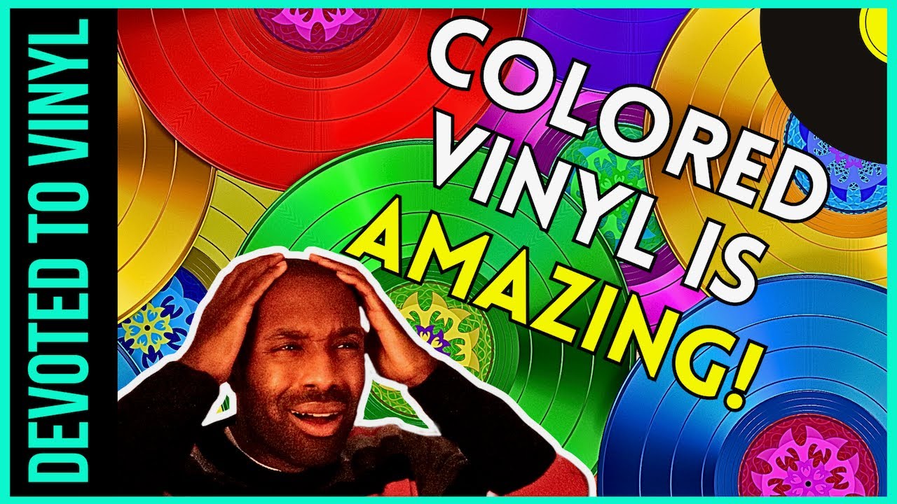 Colored vinyl records are COOL...and that matters!