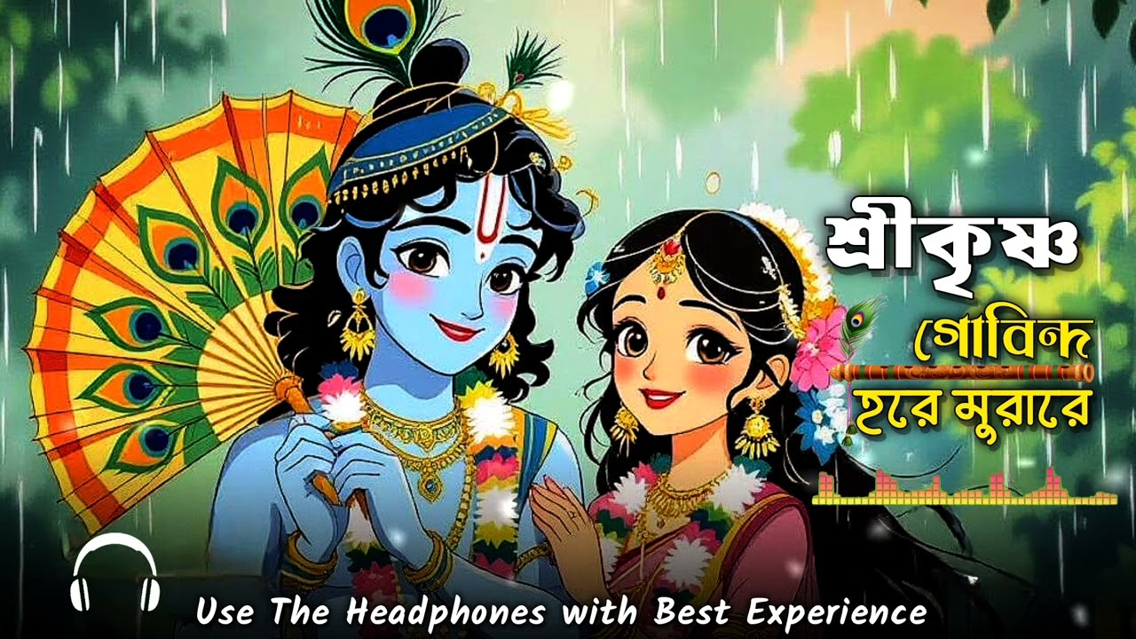 শ্রীকৃষ্ণ গোবিন্দ হরে মুরারে |🍂✨️ Radhakrishnan lyrics song 2026 | vokti o pram ache |