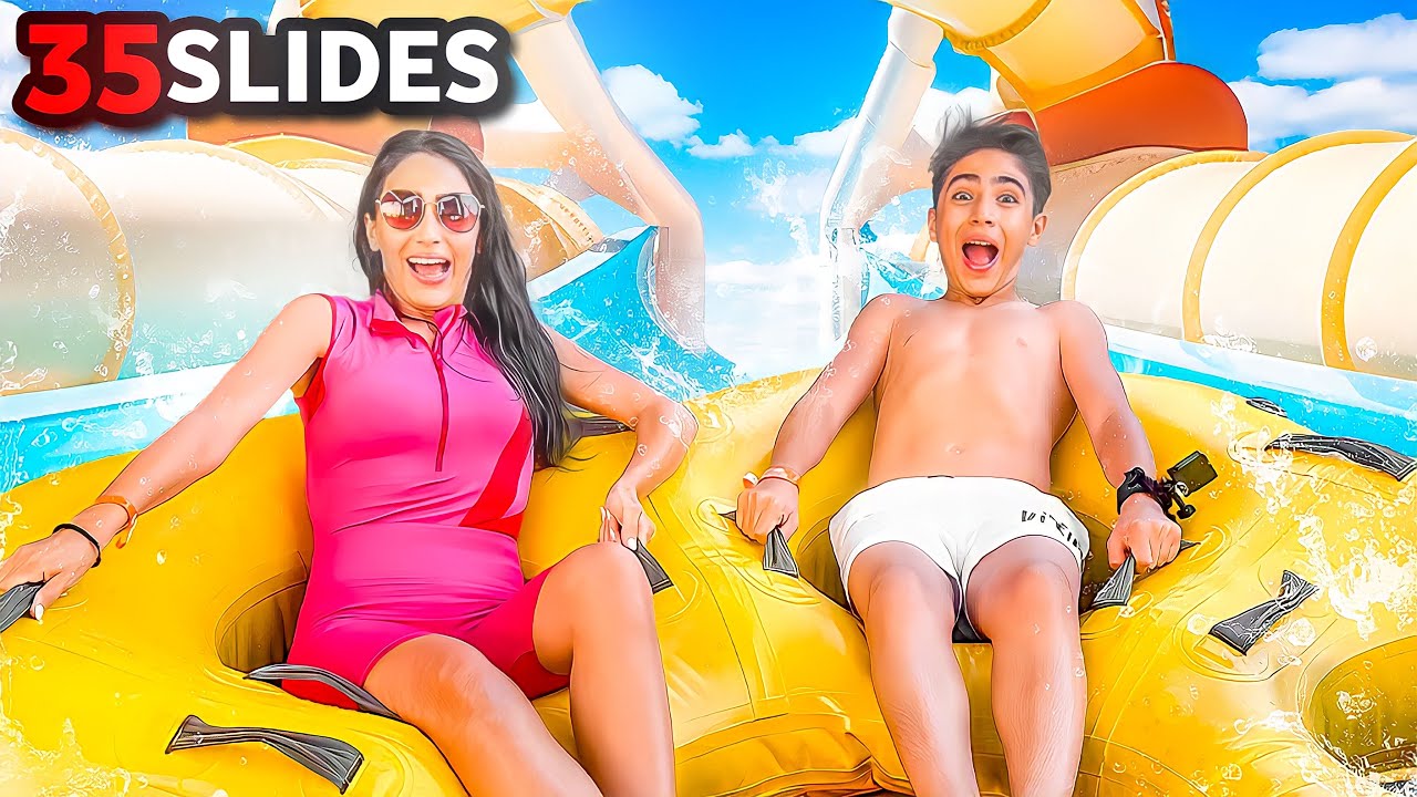 كل لعبة مائية تنزل فيها تكسب فلوس 😮 (3500 درهم)