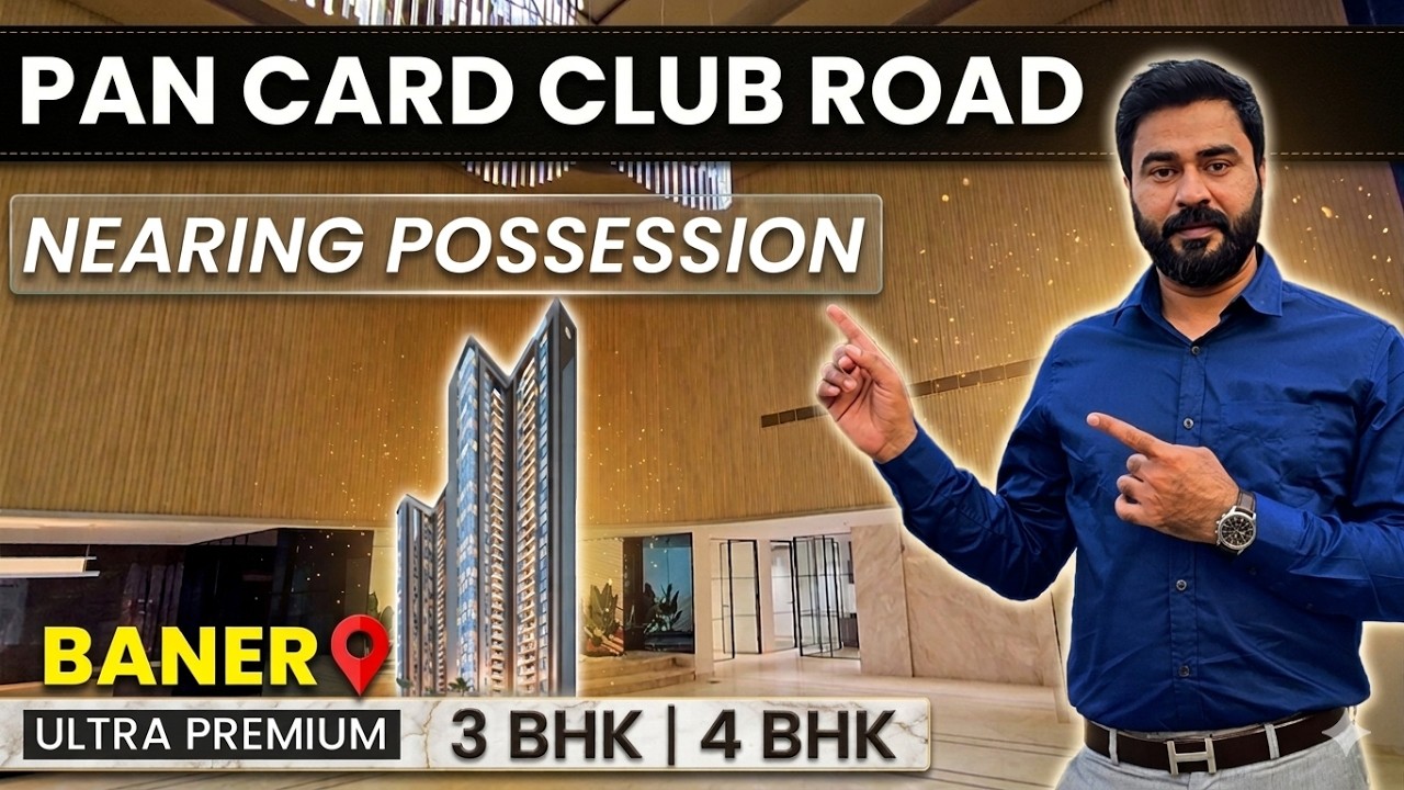 Nearing Possession 3BHK & 4BHK at BANER Pan card club Road | Call Prashant📲Now for Visit 9561119019