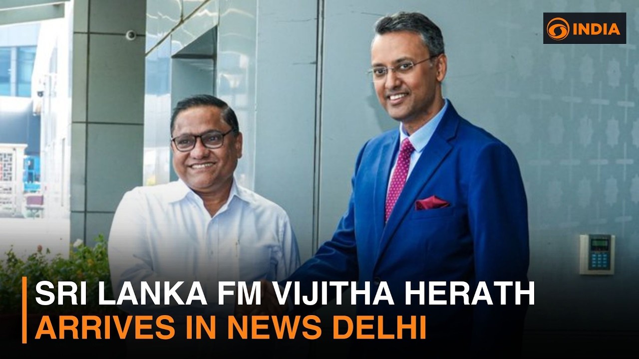 Sri Lanka FM Vijitha Herath arrives in News Delhi & more news | DD India Newshour | 2 PM IST