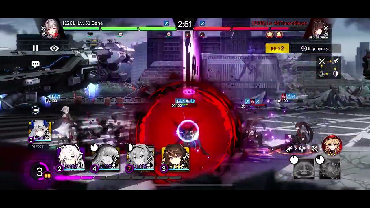 Crimson striker Alex CounterSide Ranked   PVP match 7
