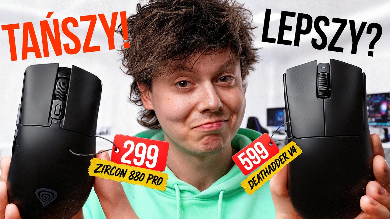 POLSKA MYSZKA LEPSZA NIŻ LEGENDA? (KONKURS) - Genesis Zircon 880 Pro | Test i recenzja