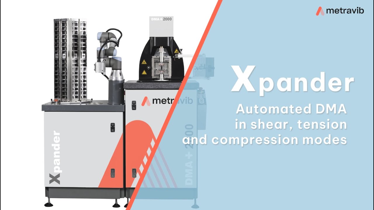 METRAVIB Xpander: automated DMA in shear, tension and compression modes