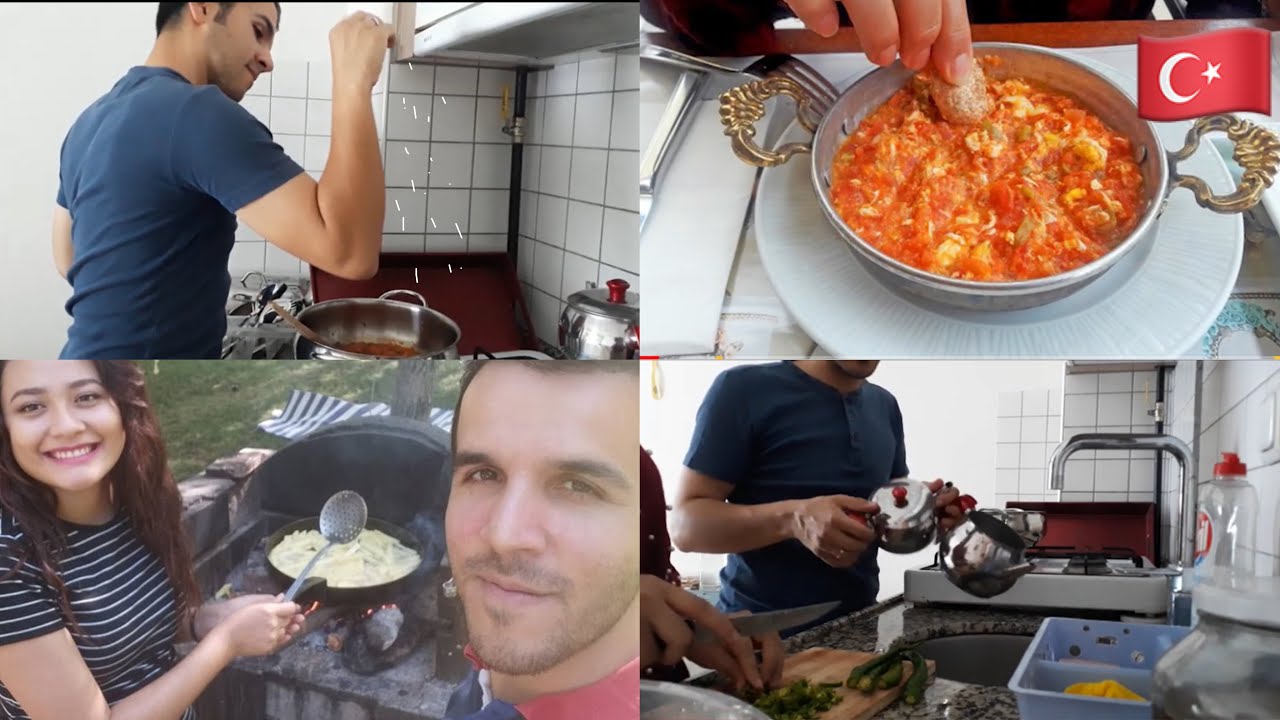 Mi Esposo Turco cocina RECETA TURCA MENEMEN | Dalys y Mehmet en Turquía