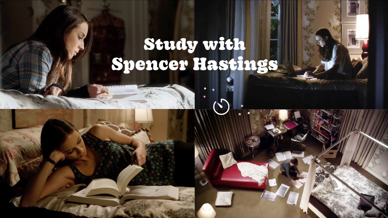 study with spencer ambience 📖⏱️ pomodoro timer, motivation, rain, lo fi