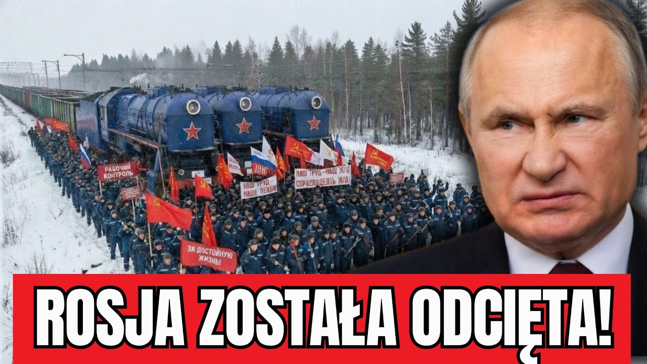 Alarm w Rosji! Kolejowy System Putina Staje – Nadchodzi Masowe Bezrobocie? | WOJNA NA UKRAINIE