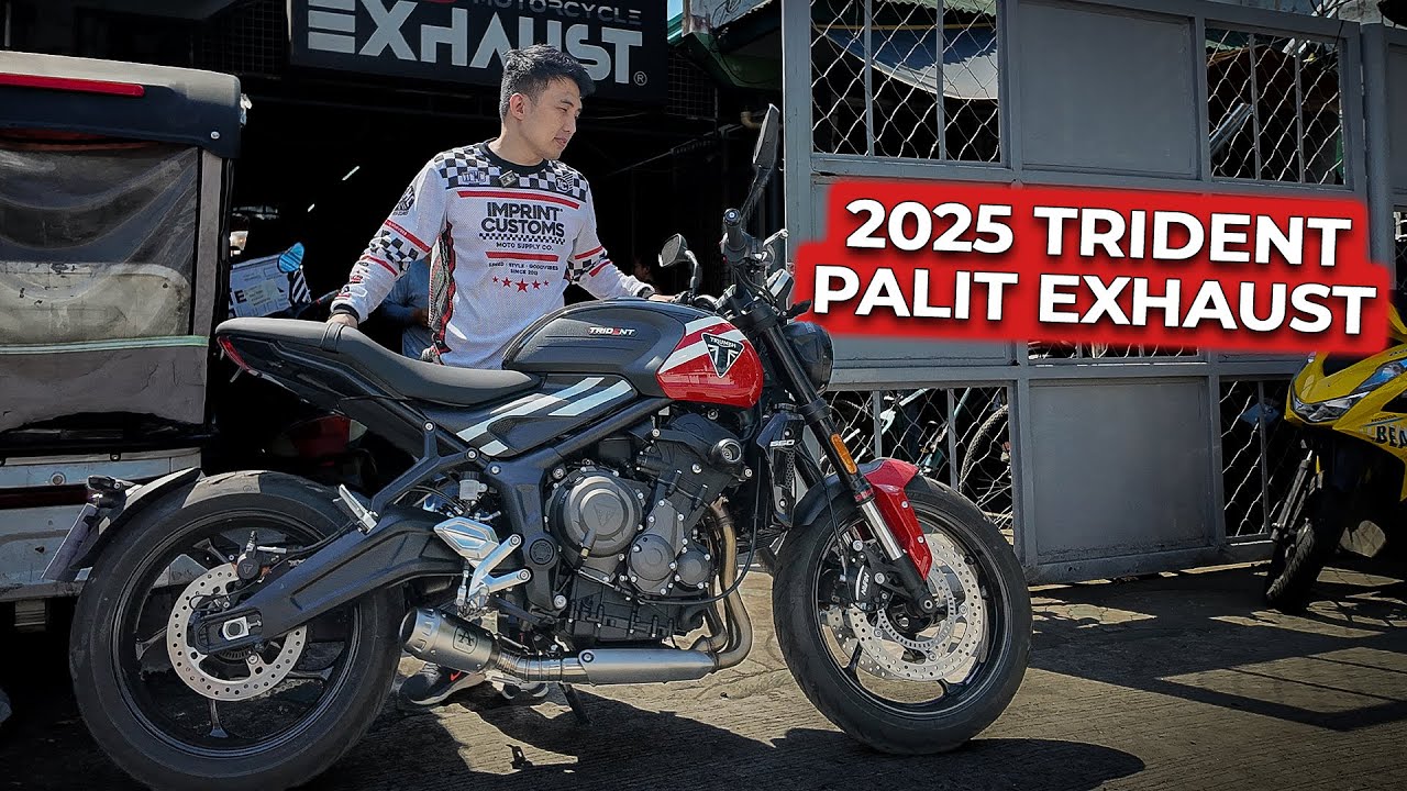 2025 Triumph Trident 660 Bnew Palit Exhaust Agad