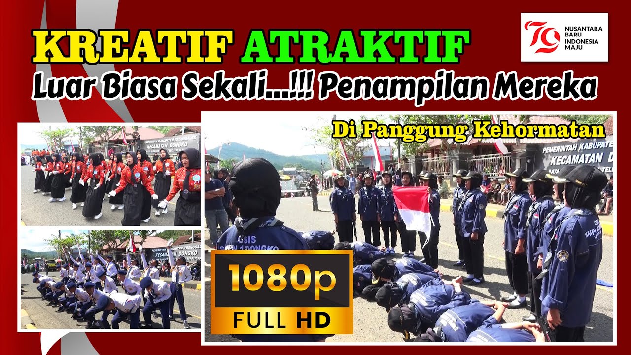 Lomba Gerak Jalan Tingkat SMP/MTs/SMA/SMK Kecamatan Dongko Tahun 2024