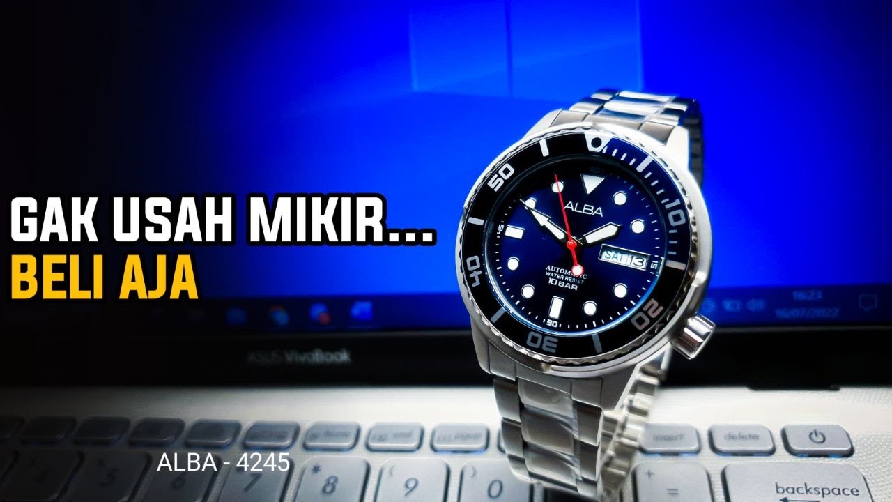 HATI DIBIKIN KACAU OLEH ALBA 🥰 | JAM TANGAN AUTOMATIC ALBA 4245