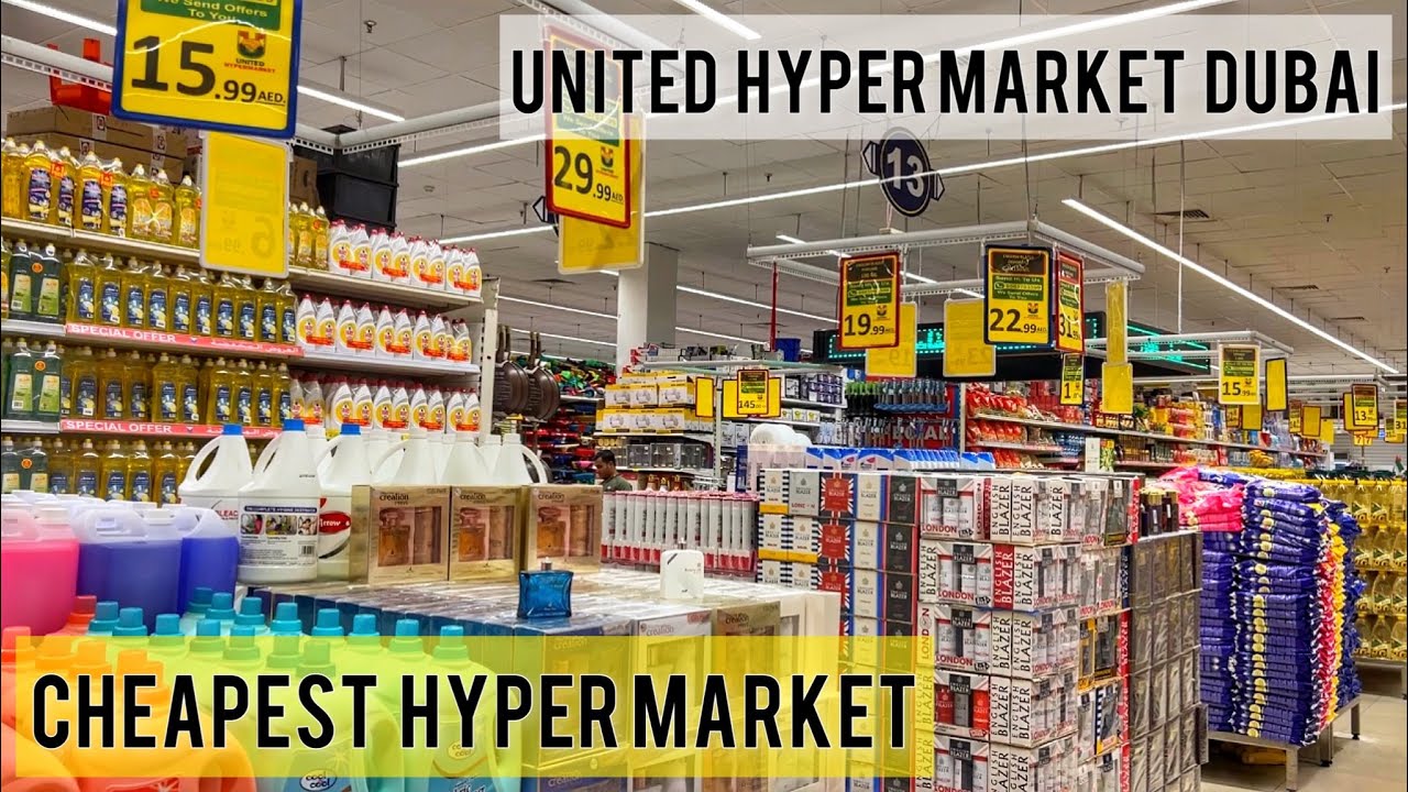 UNITED HYPER MARKET DUBAI | Cheapest Place For Budget Shopping | All Prices Mentioned|Full Tour Vlog