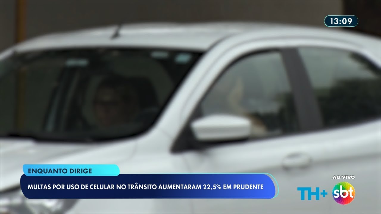 Multas por usar celular ao dirigir aumentam mais de 22% em Prudente