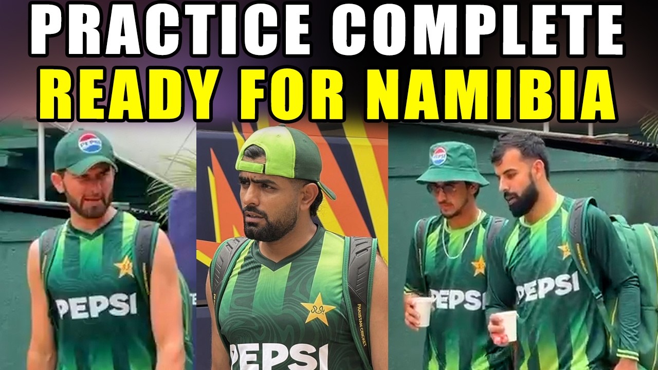 Pakistan Cricket Team Departure from SSC Ground to Team Hotel