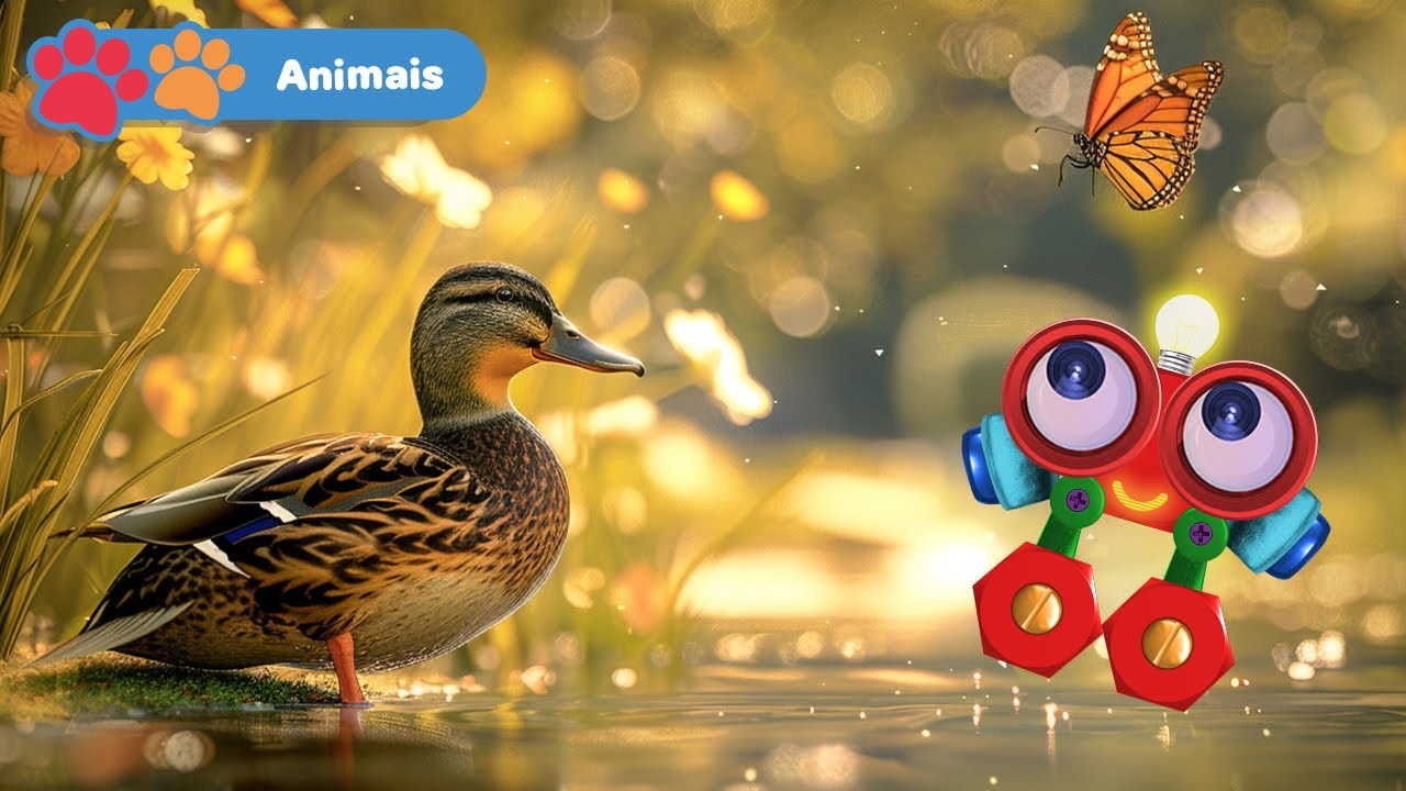 Aprender Animais para Niños | Aprenda vocabulário para Niños | Primeira Universidade