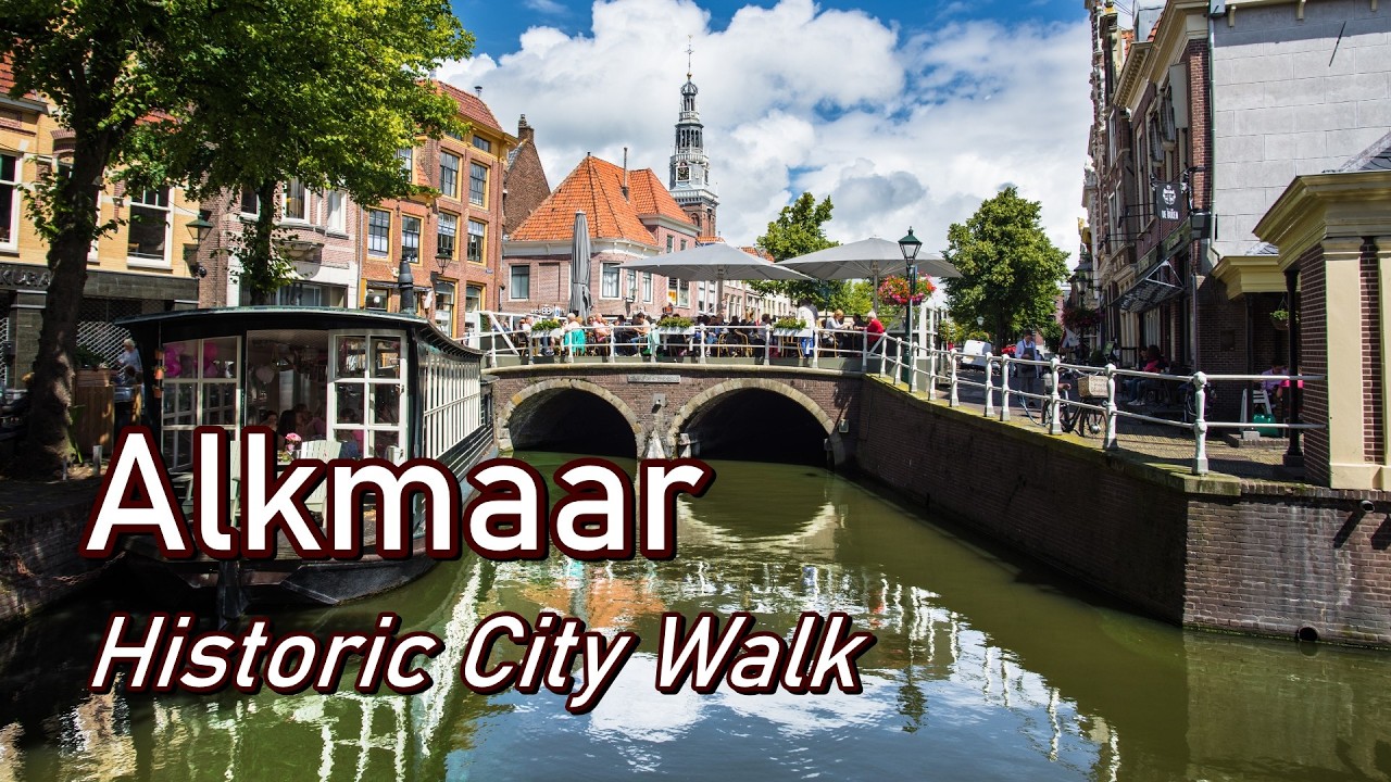 Alkmaar 4K | Historic City Walk Netherlands