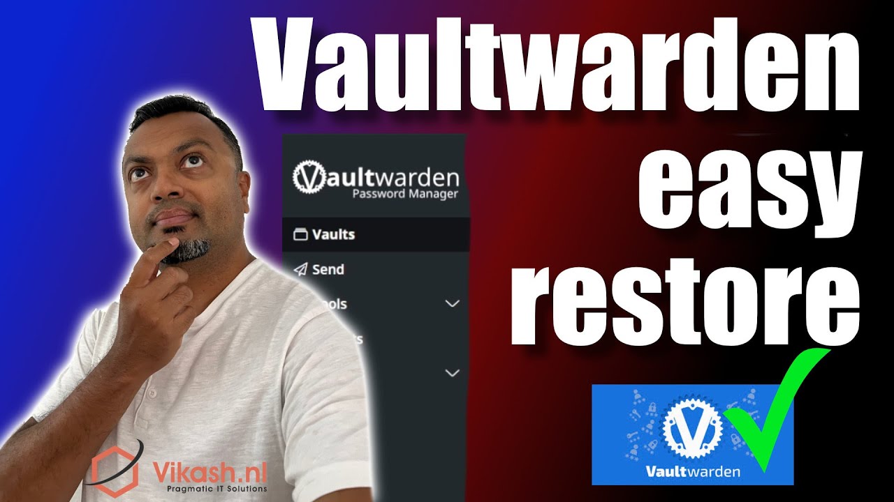 Восстановите базу паролей Vaultwarden из резервной копии. Легко!