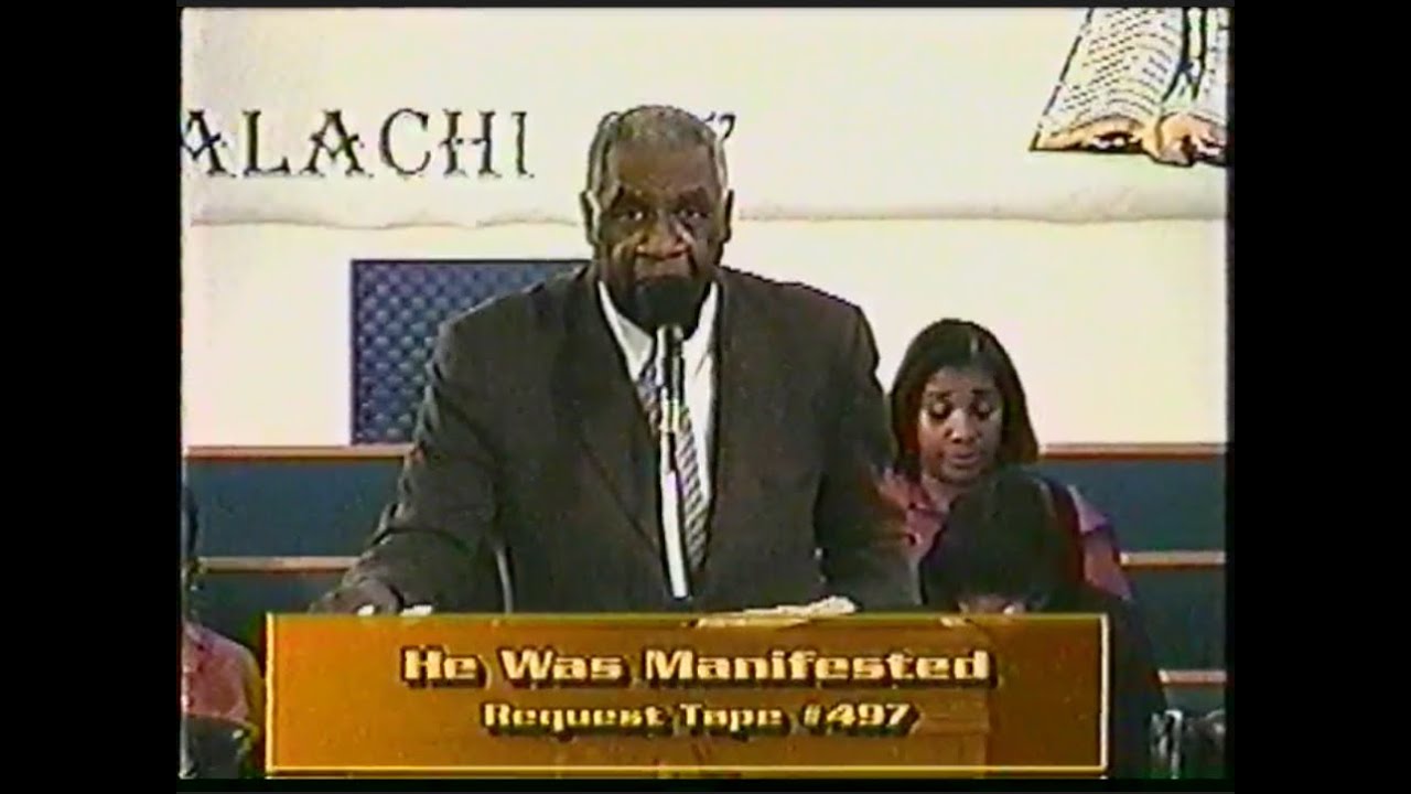 Bishop Ralph D. Terry, Sr. - He Was Manifested!