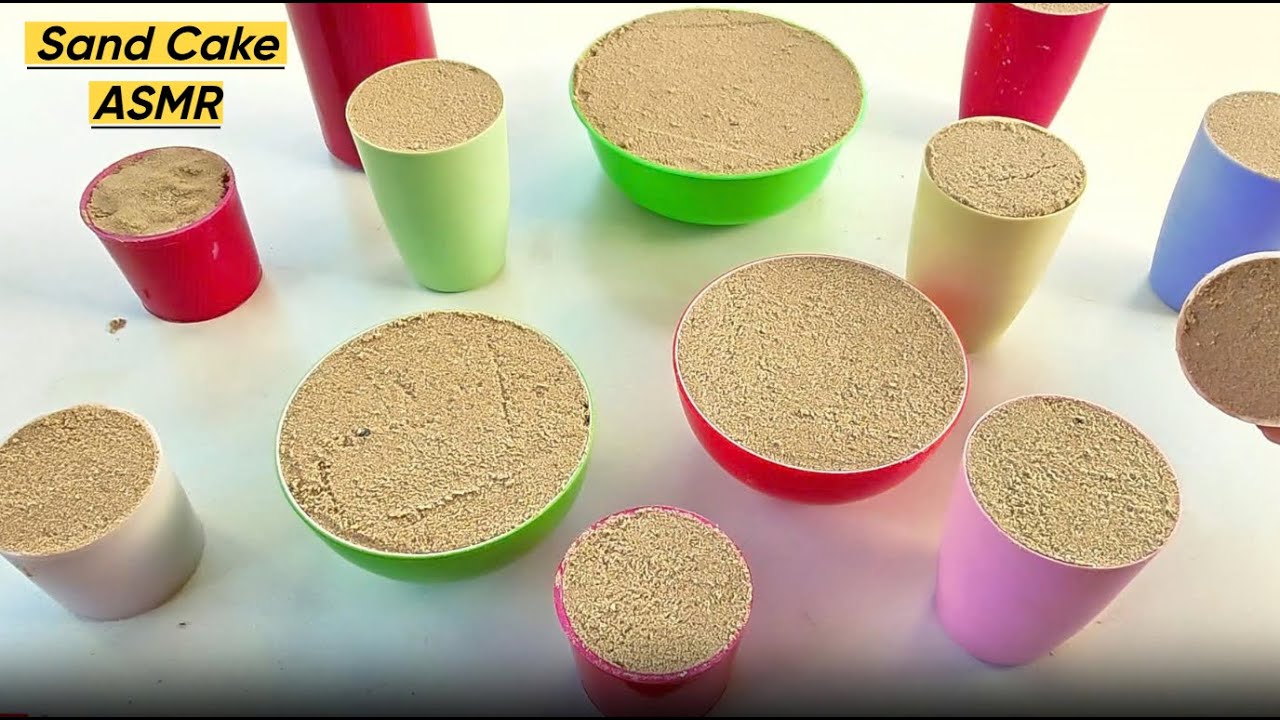 Sand Cake ASMR | Deep Relaxing Kinetic Sand Sounds VIDEO7 #asmr #Sand Cake #relax