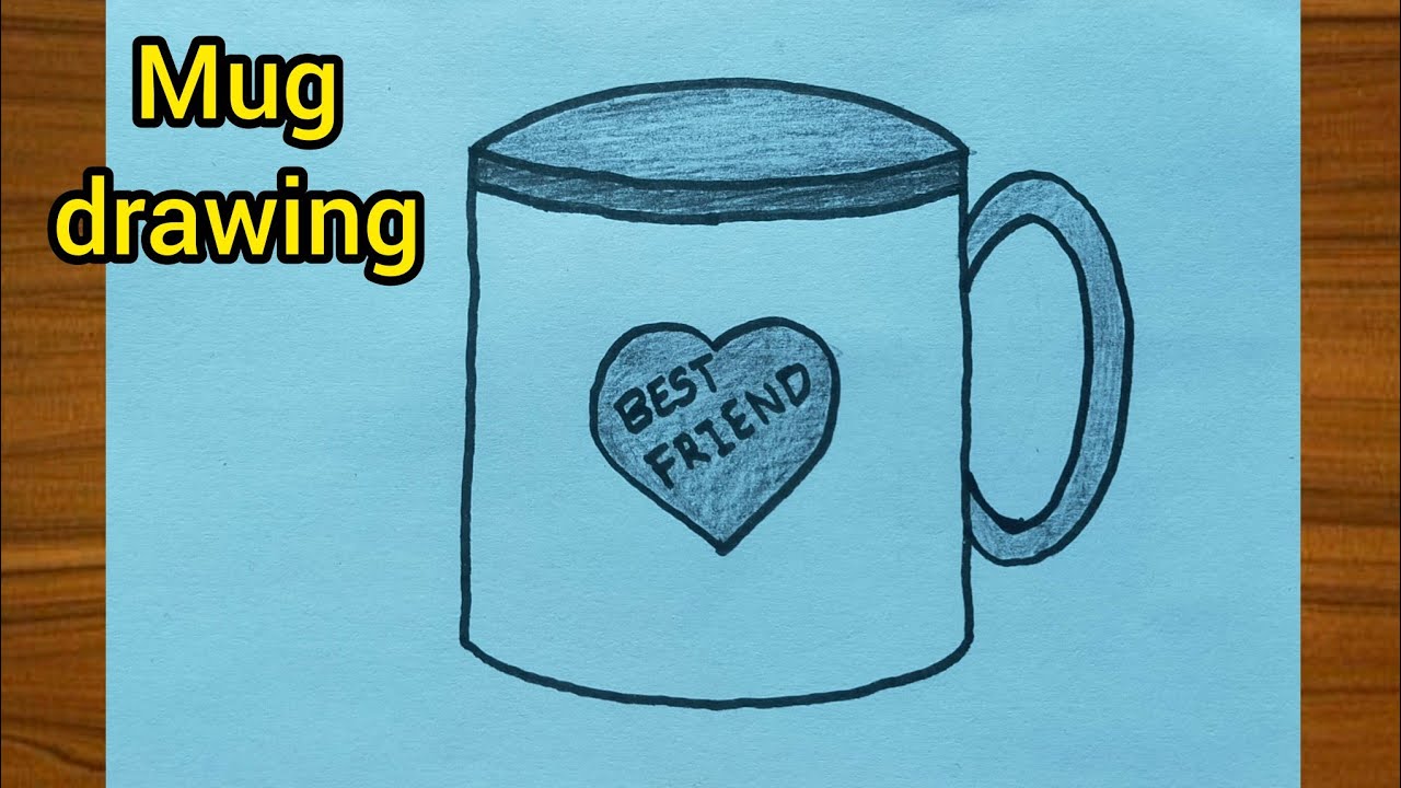 How to Draw Mug Drawing | Glass Drawing Easy | Pencil Drawing Step by Step 