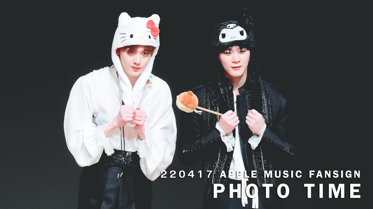 [4K] 220417 문빈&산하 MOONBIN_SANHA 애플뮤직 대면 팬싸 (APPLE MUSIC FANSIGN) - 포토타임 (PHOTO TIME)