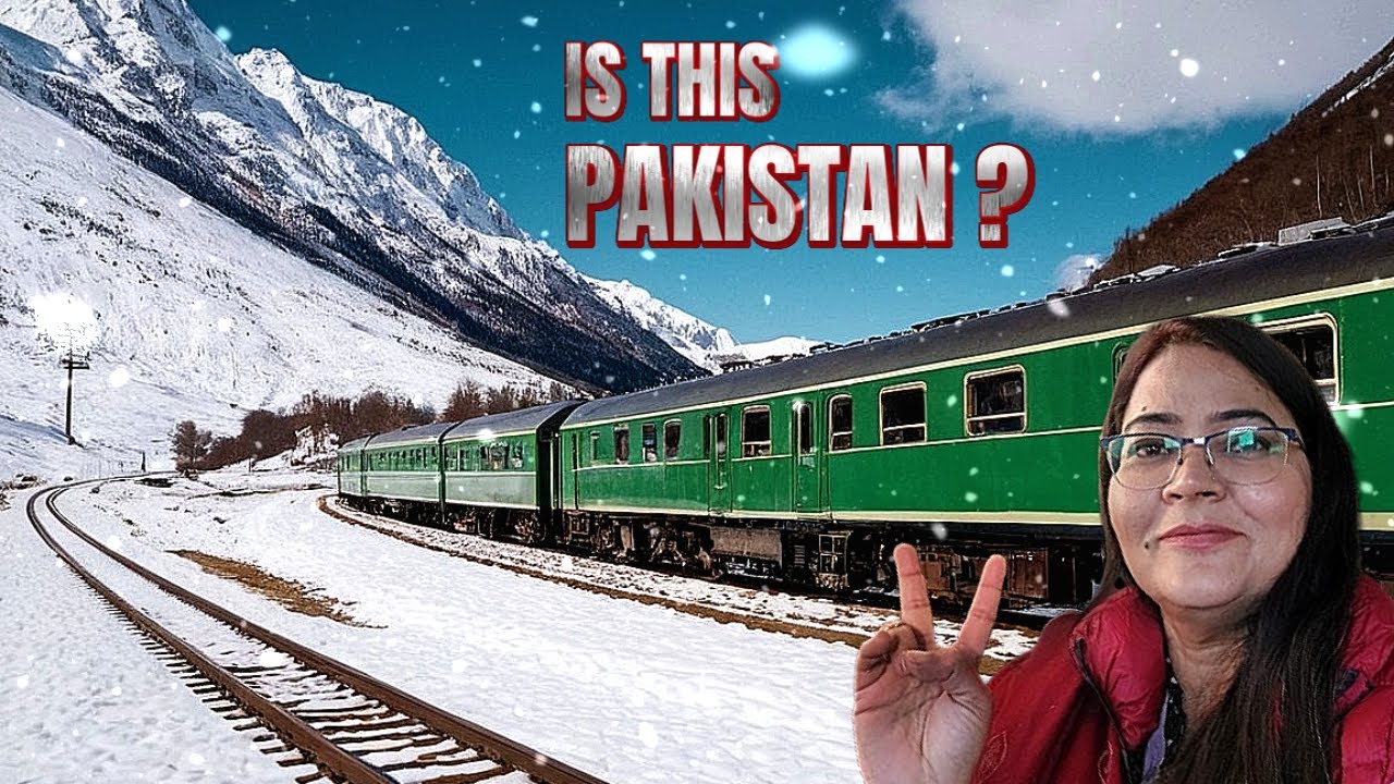 PAKISTAN’S Most Beautiful Train 🚂 Journey (BALOCHISTAN) Quetta to Shela Bagh Station In Snow 2025